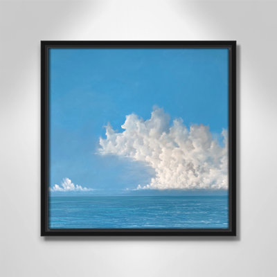 Lucilla 'Wave Clouds' - Picture Frame Print on Canvas