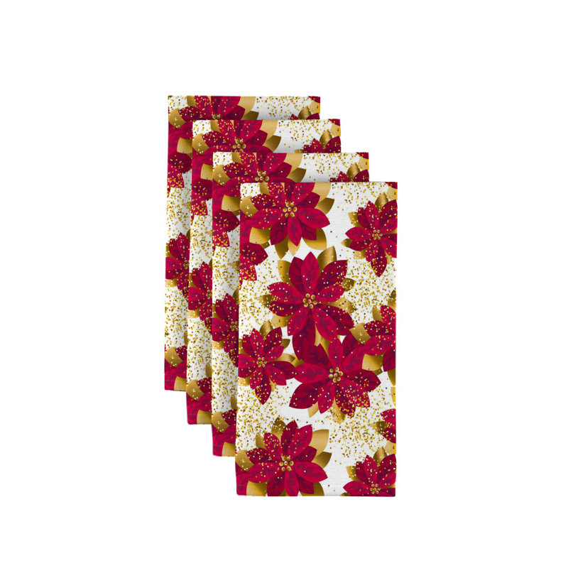 Lucero Polyester Floral Square Napkin