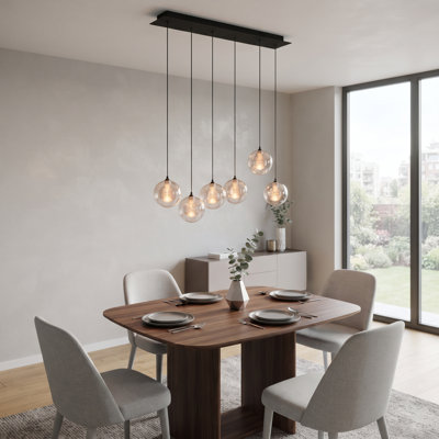 Luminaire suspendu sphère 6 lumières DEL Riverdale
