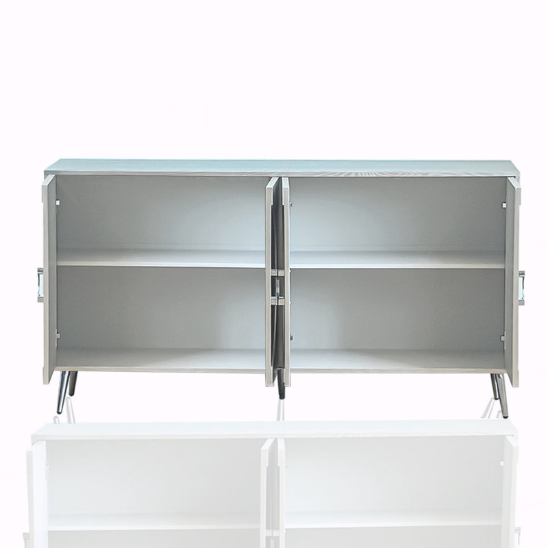 Buffet armoire 4 portes en bois, Champagne