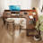 Tan Rectangular Solid Wood desks-107288381-107288379