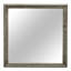 Miroir rectangulaire mural, gris