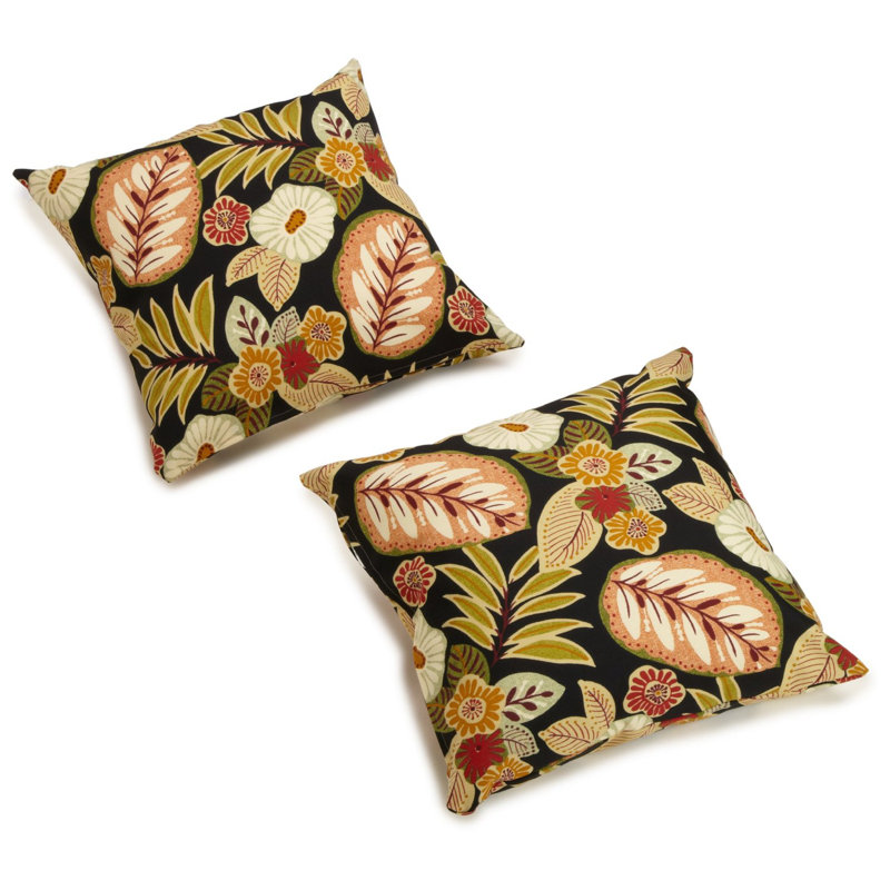  Housse et insert de coussin d'extérieur 17 po, Vanya Paprika, H 25 po x l 25 po