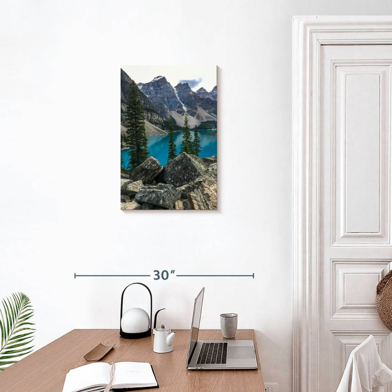 Lac Alvord à Banff, H 24 po x l 16 po