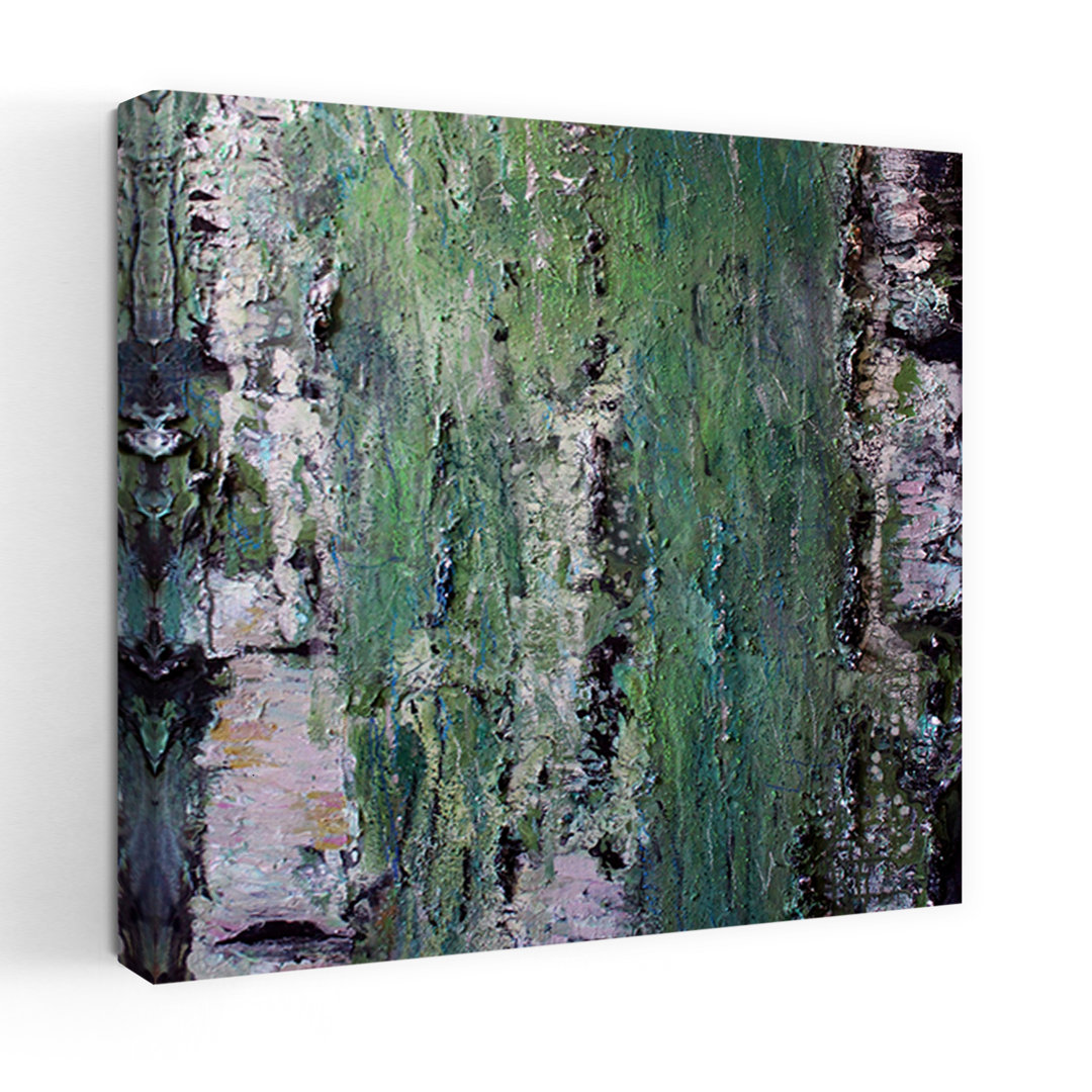 Contemporary Art Impressionist Romantic Abstract Birch Landscape Nature Wall Art