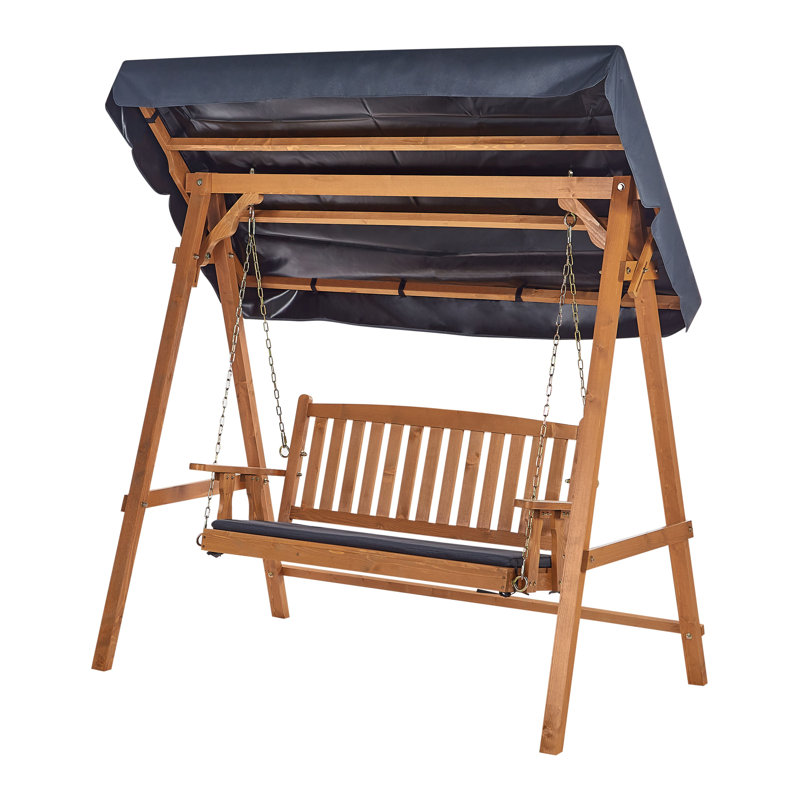 FIBBIALLA 2 Person Porch Swing with Canopy