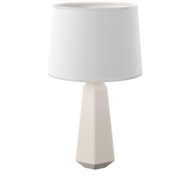 Lampe de table 29 po Branigans, Blanc