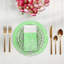 Serviettes de table en satin de coton Coral Branch-124988657