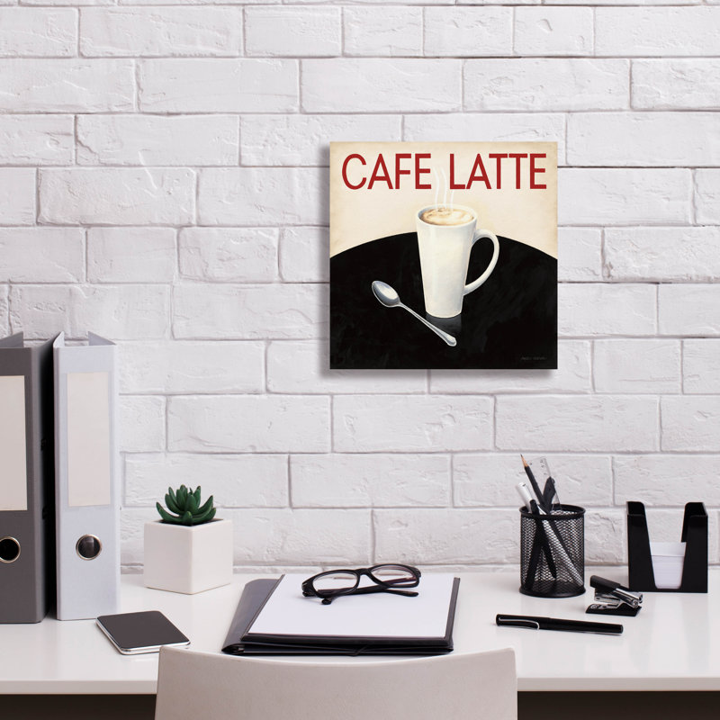 Art mural sur toile «Cafe Moderne 1» par Marco Fabiano, Winston Porter, H 12 po x l 12 po x P 0,75 po
