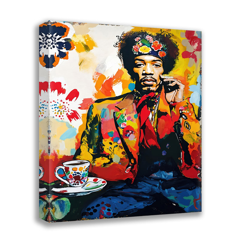 Hendrix  Giclee on Gallery Wrapped Canvas, 32" H x 26" W