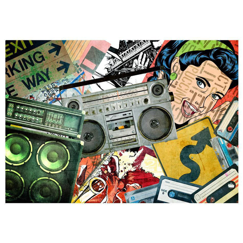 Ghobad Peel & Stick Wall Mural, 4.58' L x 77" W