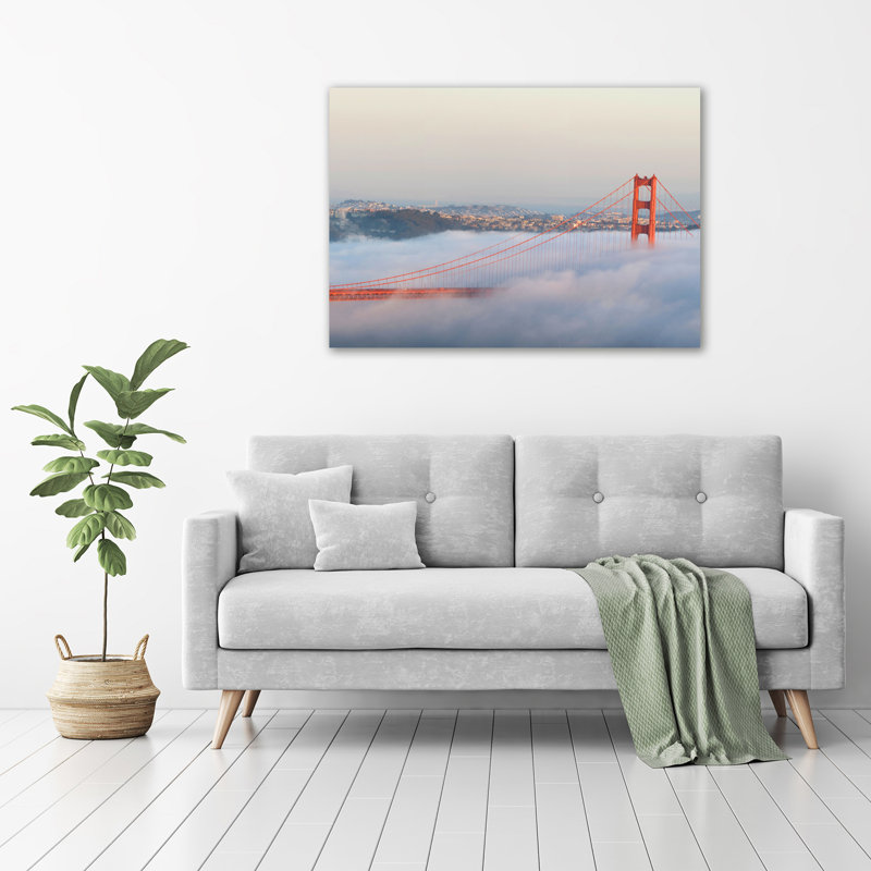 San Francisco Bridge - Unframed Art Prints on Glass