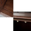 Crédence de rangement en bois massif l 86,61 po American Style