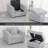 75.6" Soft Modular With Hydraulic Lift In Gray. Highly Comfortable For Living Areas. Flexible Combination, Diverse Functions Lift. Gray Shade. Daily Life. Bedroom & Room Ideal. 3, Metal Frame, Foam-1467852401