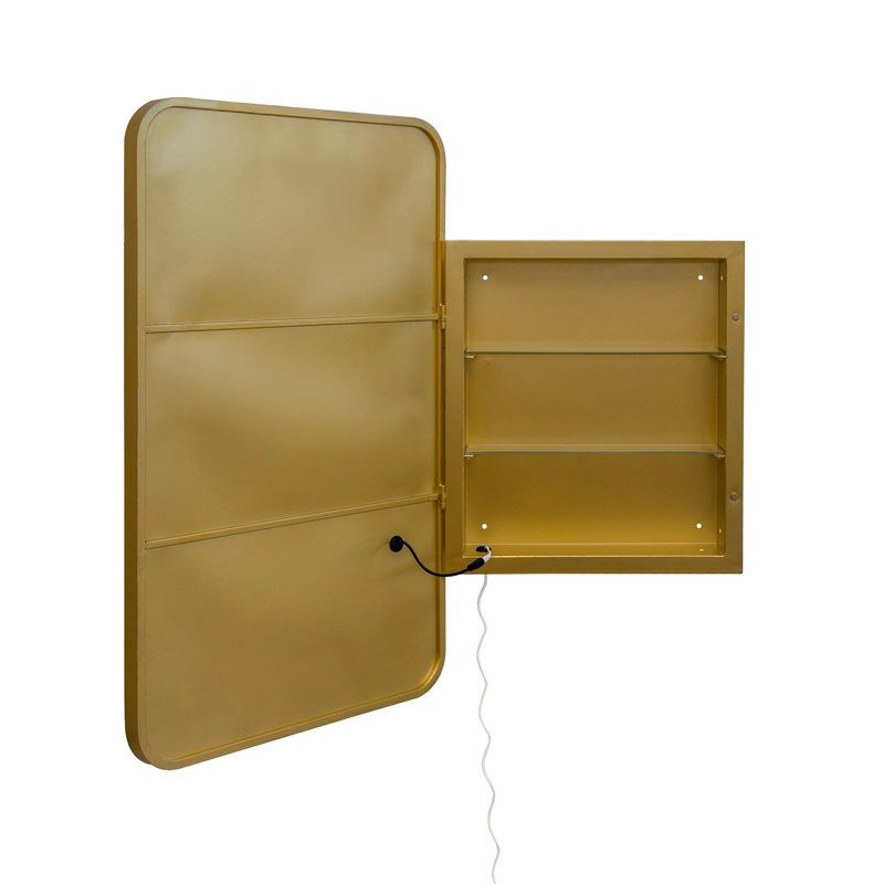 Pharmacie à fixation murale Golden Golden, H 4,61 po x l 20,28 po x P 34,25 po