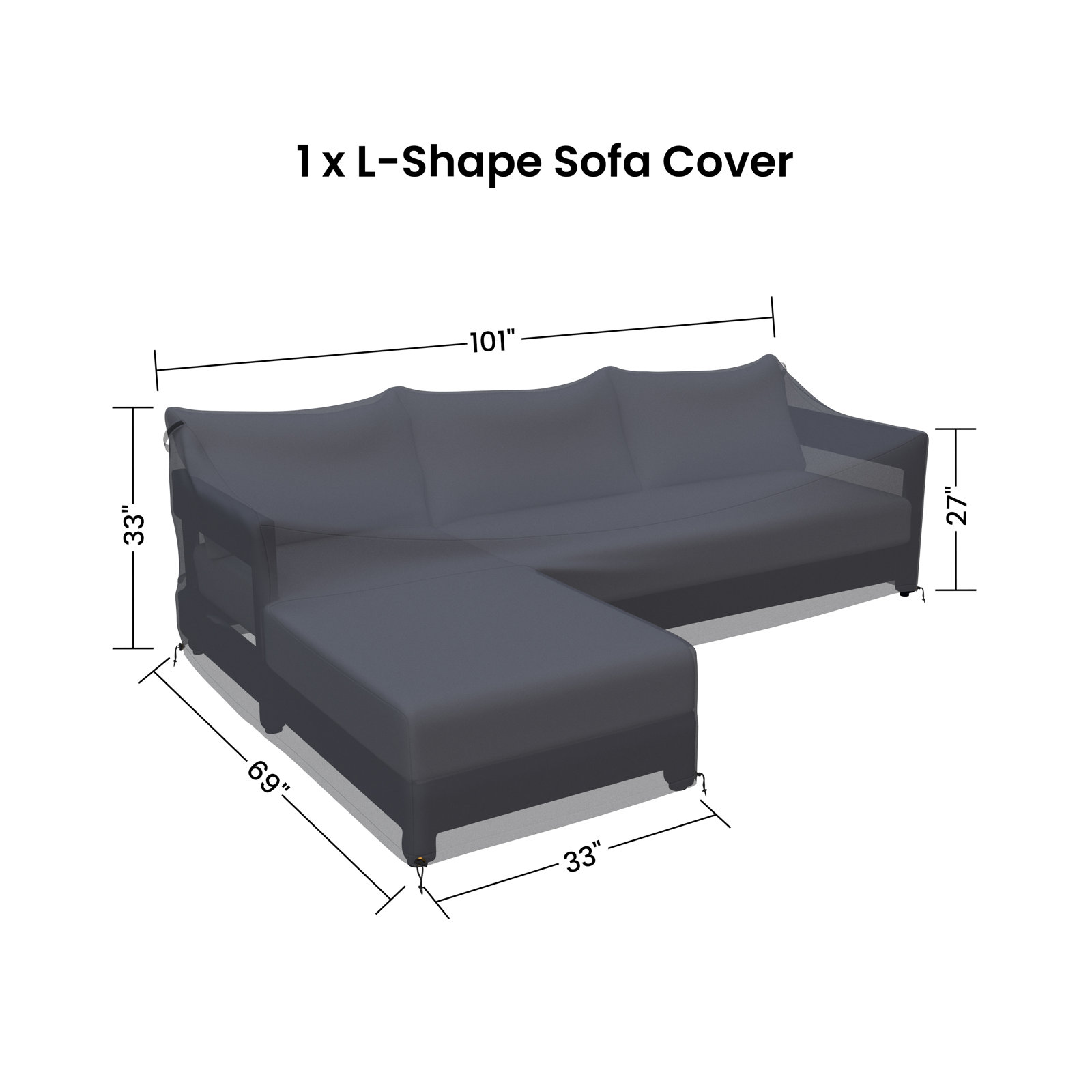 Everlee Outdoor Sectional Sofa Cover