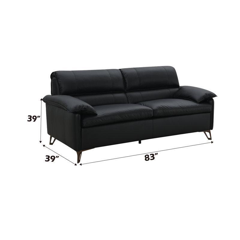 Causeuse en cuir Eilene