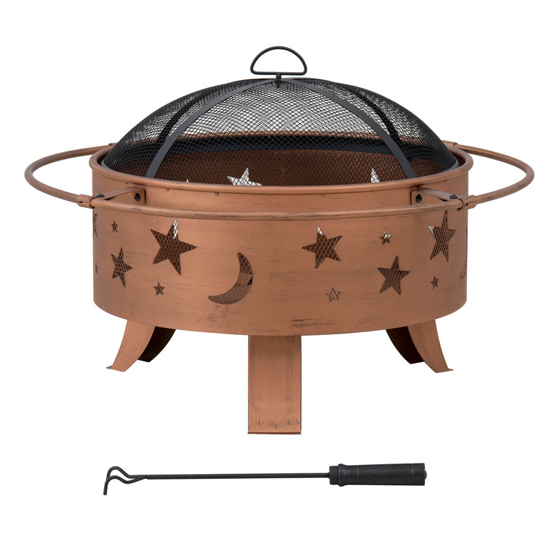 Steel Firepit Tarso - Ø83cm, Copper