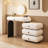 Modern Extendable Vanity Desk with LED Mirror, Storage Drawers & Reversible Left/Right Installation, Ultra Easy Assembly Makeup Table for Bedroom-1735223739