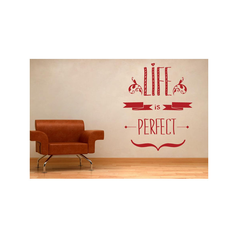 Wall Decal, Dark Red, Large