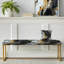 Banc rembourré Marble Gold-135551135