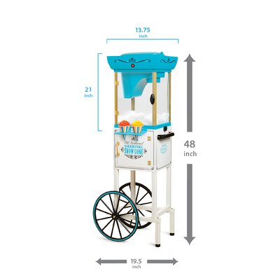 Nostalgia Electrics Nostalgia Snow Cone Cart Mahine & Reviews | Wayfair