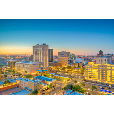 USA Downtown Skyline - Wrapped Canvas Print