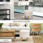 Repose-pieds moderne, repose-pieds rond-999289992