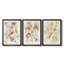 «Abstracting Flowers I», ensemble de 3 peintures sur toile encadrées-1771802720-1771802723