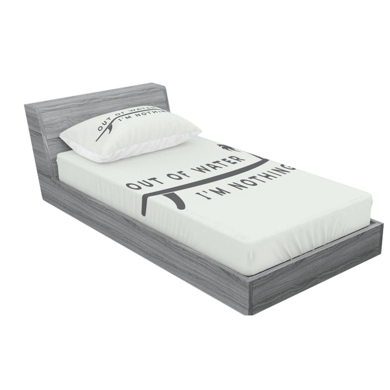 Microfiber Sheet Set, Twin Sheet Set with Fitted Sheet