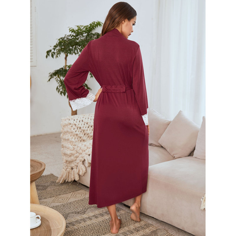 Peignoir pour femme, Red, XL
