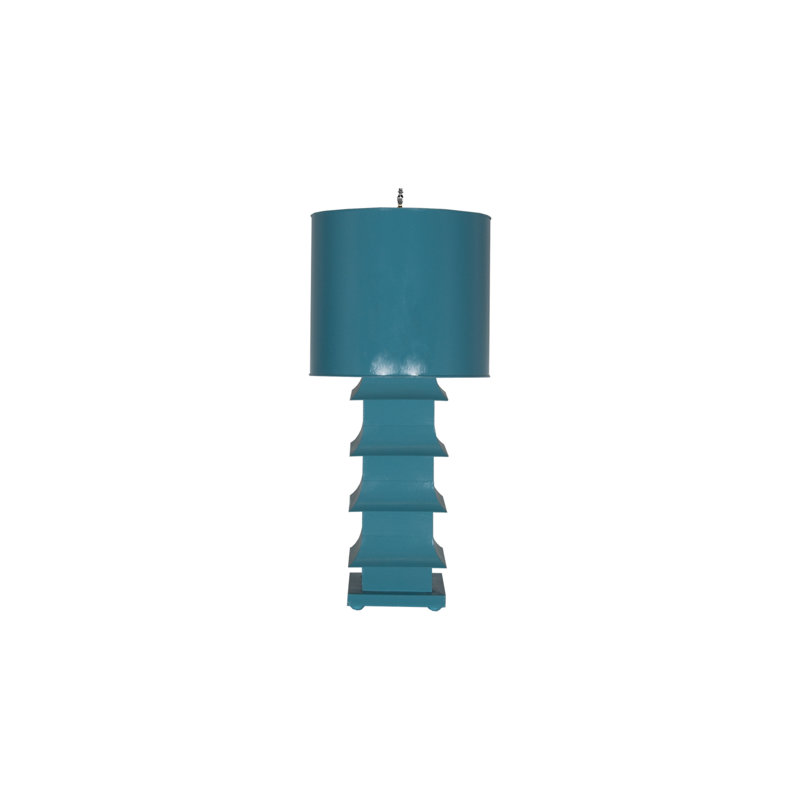 Table Lamp, Turquoise