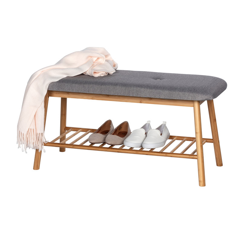 Bahari Polyester Upholstered Bench