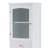 63" Tall Bathroom Storage Cabinet With Glass Doors, Free-Standing, Two Drawers, And Adjustable Shelves, MDF Board, Painted White - Perfect For Displaying Your Favorite Items-725327412