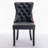PU and Velvet Upholstered Dining Chair-622743599