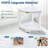 Waterproof Corner Shower Stool for Inside Shower, Anti-Fading Shower Bench for Shaving Legs-41004508