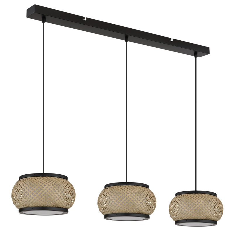 Anfried 1 - Light Matte Black LED Geometric Pendant