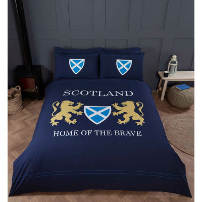 Cotton Blend, Polyester Solid Colour Duvet Cover Set with Pillowcases