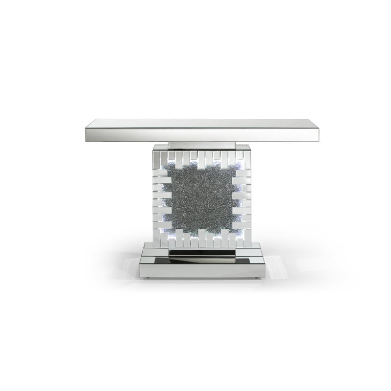 Carig 47'' Glass Top Console Table