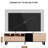 Modern Tv Stand For 80-Inch Tvs, Double Storage Precedence. Media Console With Drop Down Door, Cable Management, Entertainment Unit 80'' Cabinet Storage, Proficiency. Doors, Hole, Adjustable Shelf,-1018885444