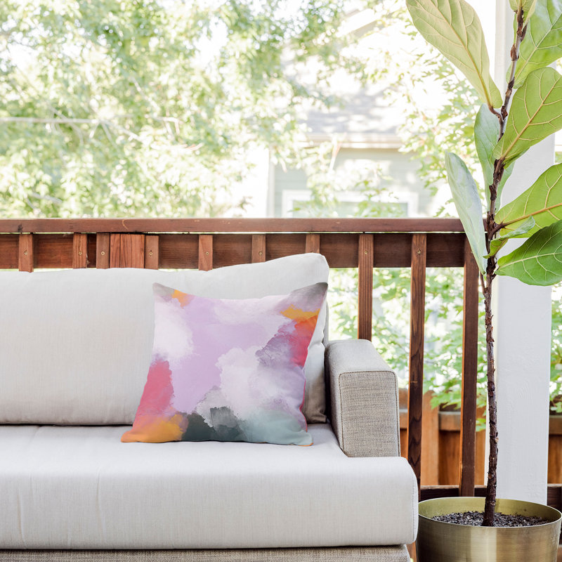  Polyester Indoor/Outdoor Throw Pillow, 16" x 16"