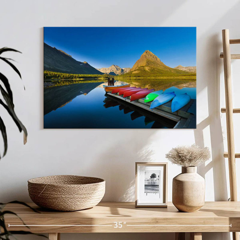 Alvord Lake Glacier Canoes, 16" H x 24" W