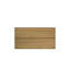 Armoire murale moderne en chêne naturel, deux tiroirs pour salle de bain organisée sans lavabo fonctionnel