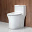 Toilette allongée une pièce 17 po-133887107