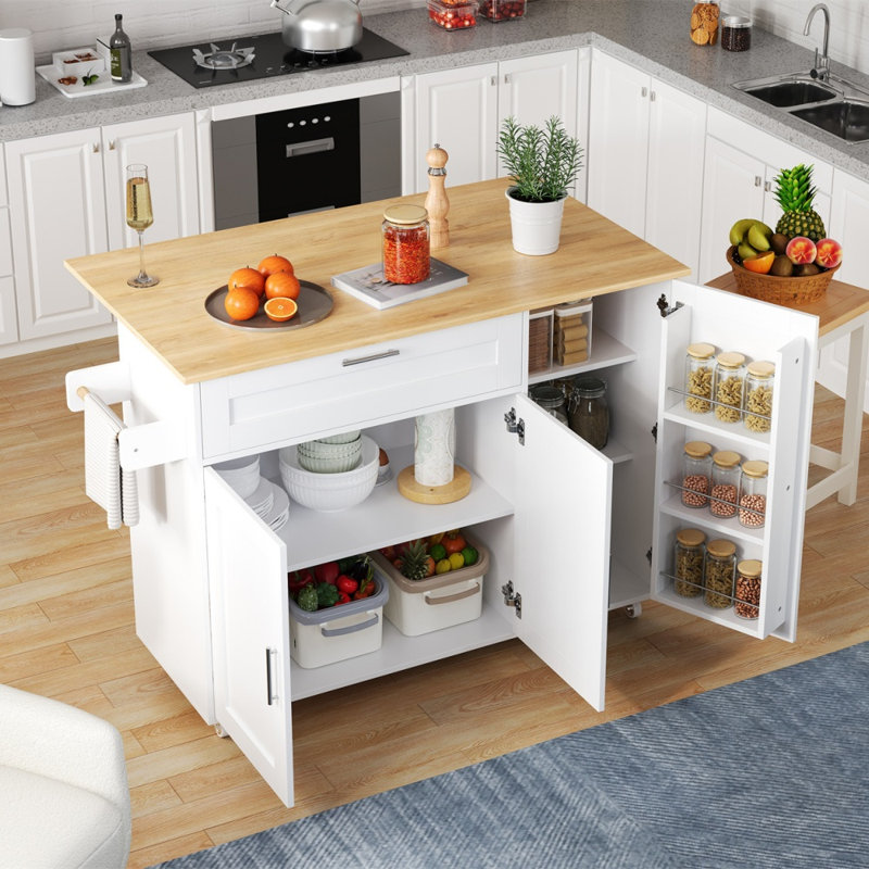 Kitchen Cart, White