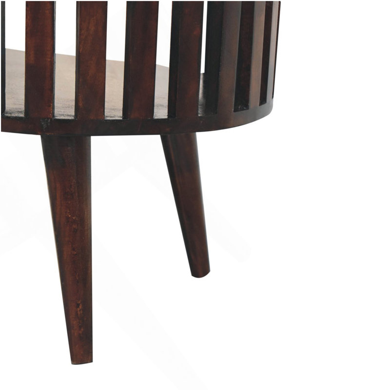 Table basse en bois Ariella California, Noir