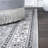 Keohane Modern Persian Floral Gray/Ivory Rug-704285352