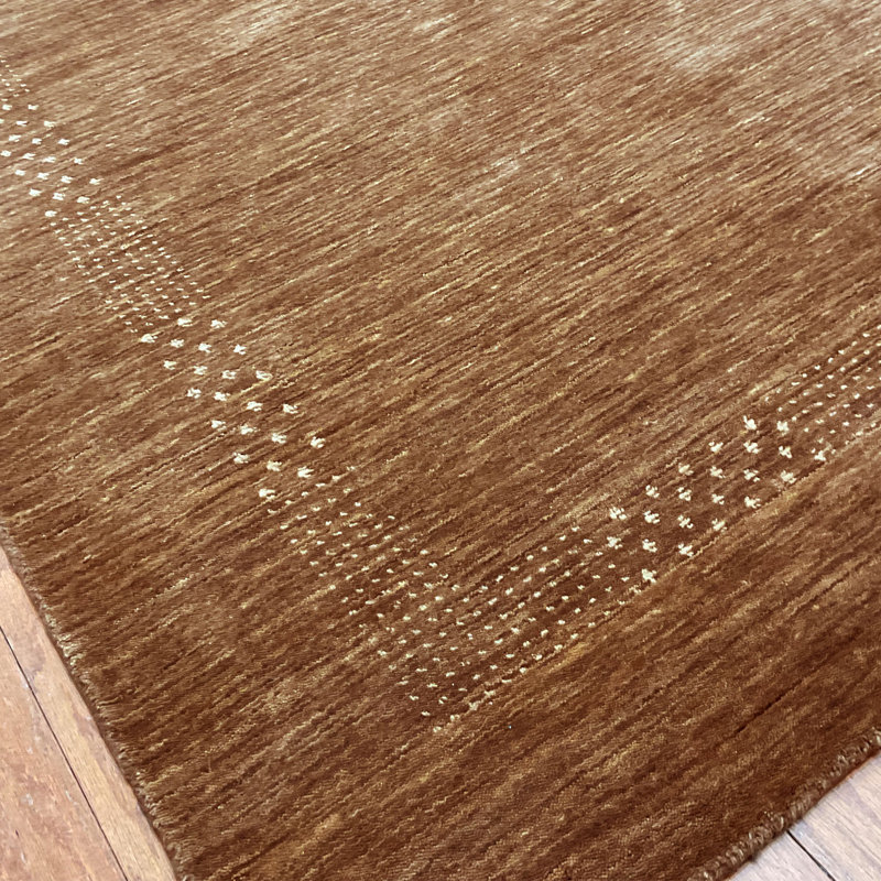  Handmade Modern Gabbeh Wool Rug, Rectangulaire 3 pi x 5 pi