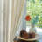 Carthamus Polyester Linen Textured Light Filtering Semi-Sheer Back Tab Curtain Pair(Set of 2)-253131605-253131606