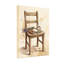 Chaise en bois Plants & Flowers avec livre et tasse à thé-1407971395